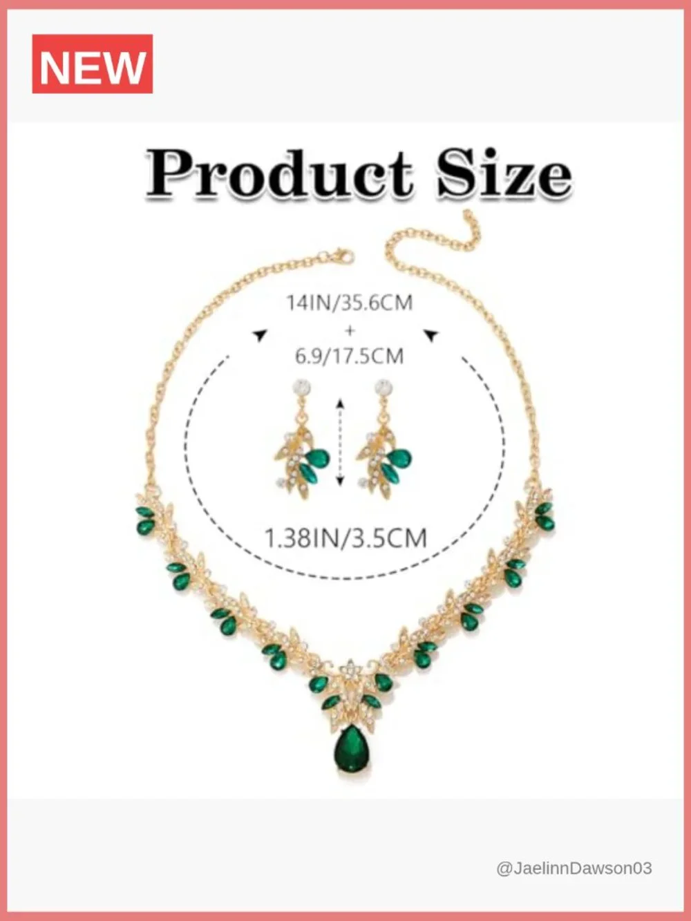 Bridal Rhinestone Jewelry Set Necklace Earrings Set Women Wedding Prom Party